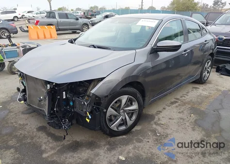 2020 Honda Civic Lx из США, поврежденный, VIN 19XFC2F65LE203552
